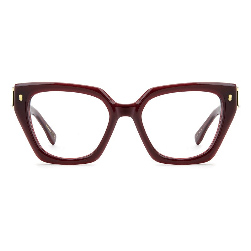 OCCHIALE DA VISTA DONNA | DSQUARED2 D2 0186 - 8CQ CILIEGIA - CALIBRO 53