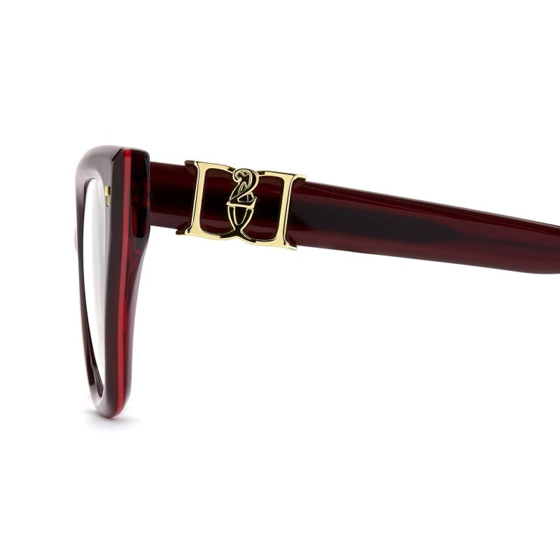 OCCHIALE DA VISTA DONNA | DSQUARED2 D2 0186 - 8CQ CILIEGIA - CALIBRO 53