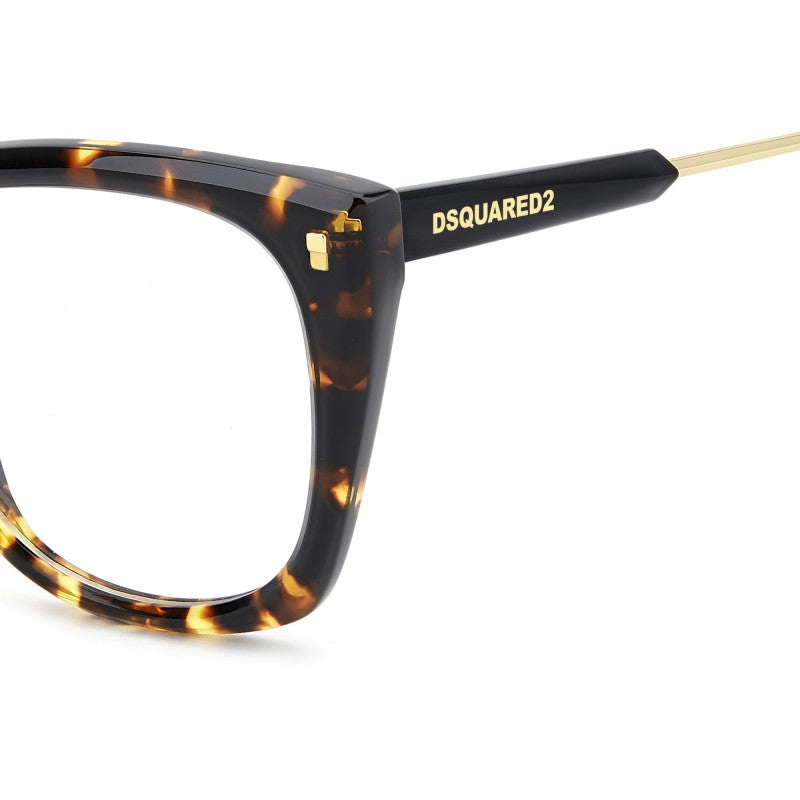 OCCHIALE DA VISTA DONNA | DSQUARED2 D2 0187 - 086 L'AVANA - CALIBRO 55
