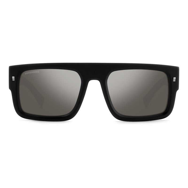 OCCHIALE DA SOLE UOMO | DSQUARED2 ICON 0008/S - 003 T4 NERO OPACO - CALIBRO 54