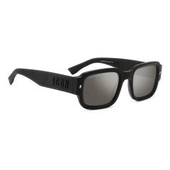 DSQUARED2 ICON 0009/S - 003 T4 NERO OPACO | OCCHIALE DA SOLE UOMO CALIBRO 50