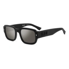 DSQUARED2 ICON 0009/S - 003 T4 NERO OPACO | OCCHIALE DA SOLE UOMO CALIBRO 50