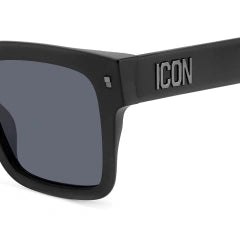DSQUARED2 ICON 0010/S - 003 IR NERO OPACO | OCCHIALE DA SOLE UOMO CALIBRO 51