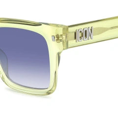 DSQUARED2 ICON 0010/S - 1ED 08 VERDE | OCCHIALE DA SOLE UOMO CALIBRO 51
