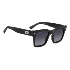 DSQUARED2 ICON 0010/S - 807 9O NERO | OCCHIALE DA SOLE UOMO CALIBRO 51