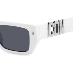 DSQUARED2 ICON 0011/S - VK6 IR BIANCO | OCCHIALE DA SOLE UOMO CALIBRO 54