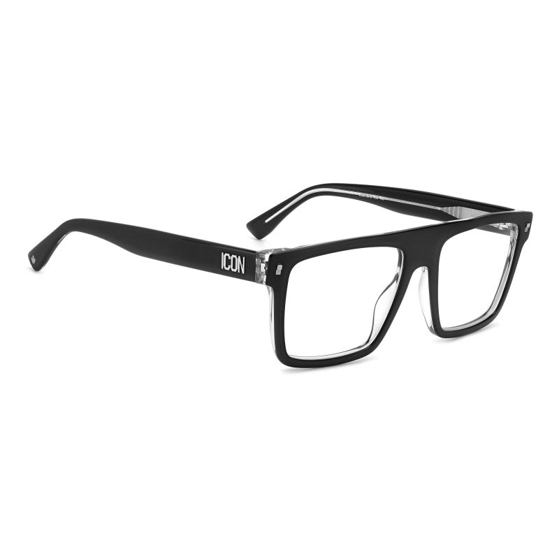 OCCHIALE DA VISTA UOMO | DSQUARED2 ICON 0012 - 7C5 CRISTALLO NERO - CALIBRO 54