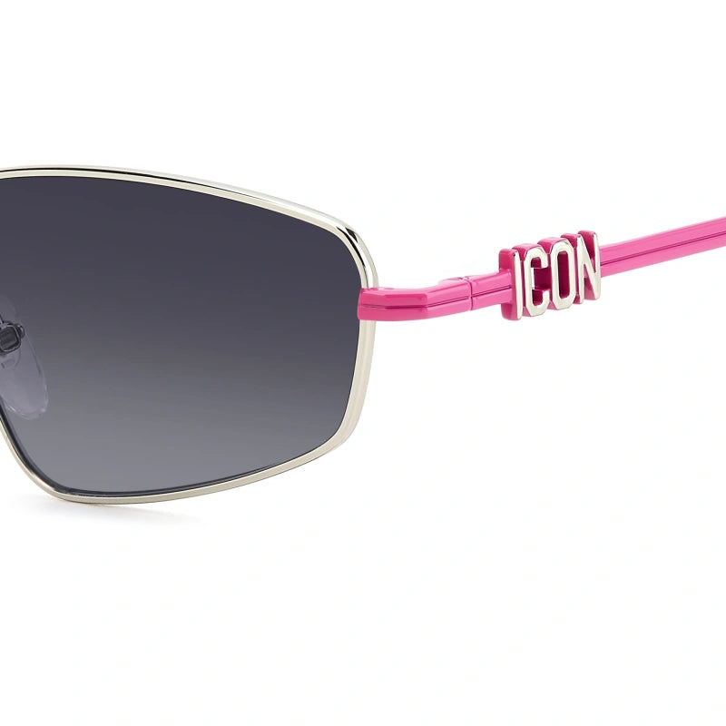 DSQUARED2 - 3YZ 9O ROSA PALLADIO | OCCHIALE DA SOLE UOMO - ICON 0015/S CALIBRO 60