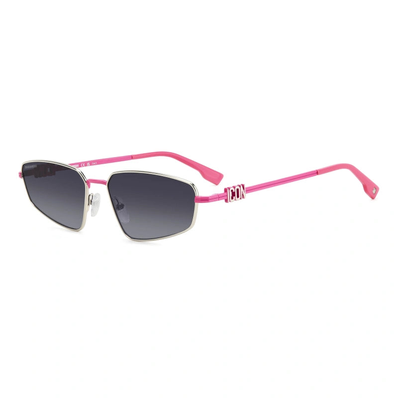 DSQUARED2 - 3YZ 9O ROSA PALLADIO | OCCHIALE DA SOLE UOMO - ICON 0015/S CALIBRO 60