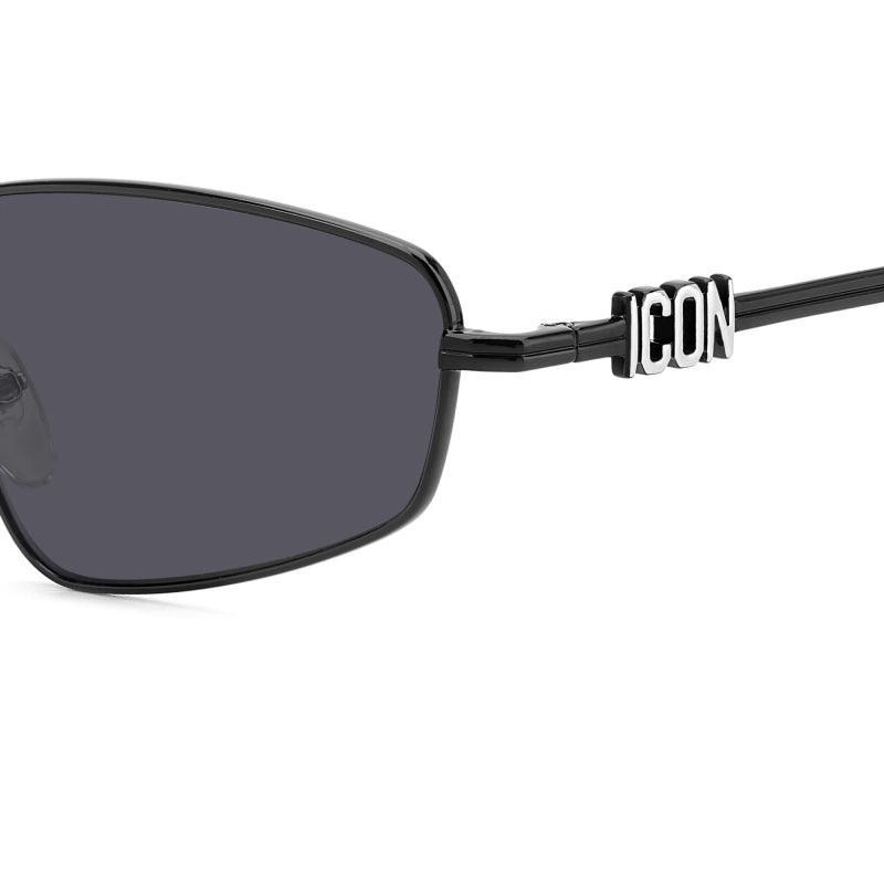 DSQUARED2 - 807 IR NERO | OCCHIALE DA SOLE UOMO - ICON 0015/S CALIBRO 60