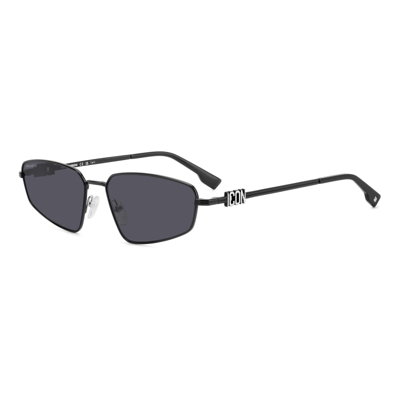 DSQUARED2 - 807 IR NERO | OCCHIALE DA SOLE UOMO - ICON 0015/S CALIBRO 60