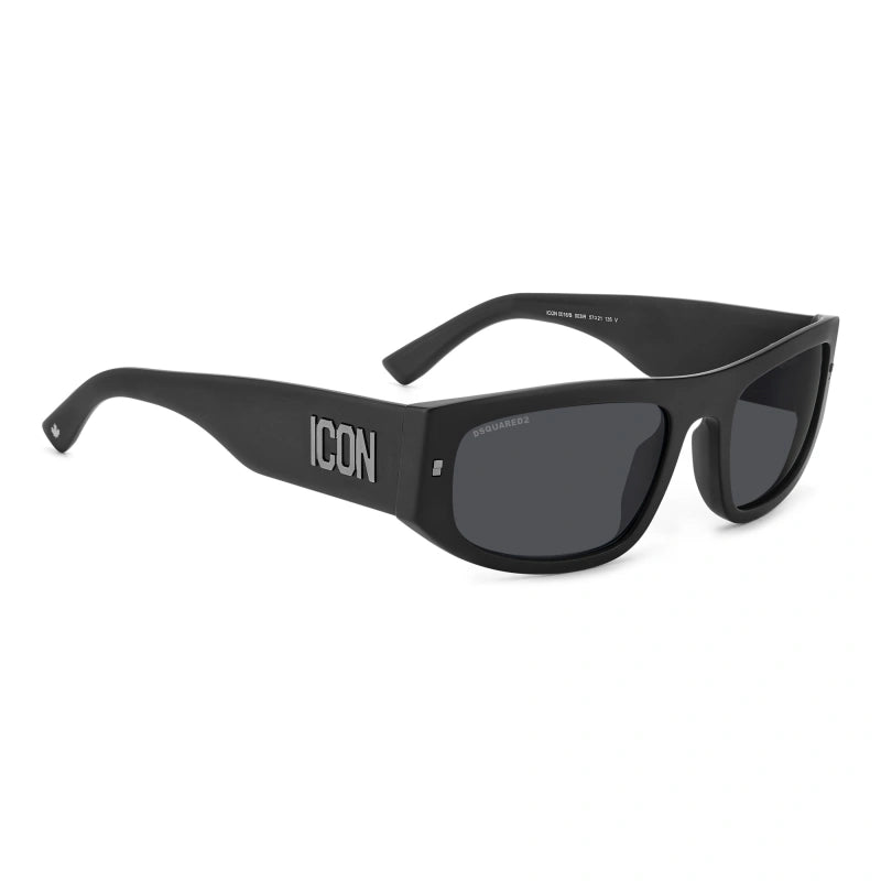DSQUARED2 - 003 IR NERO OPACO | OCCHIALE DA SOLE UOMO - ICON 0016/S CALIBRO 57