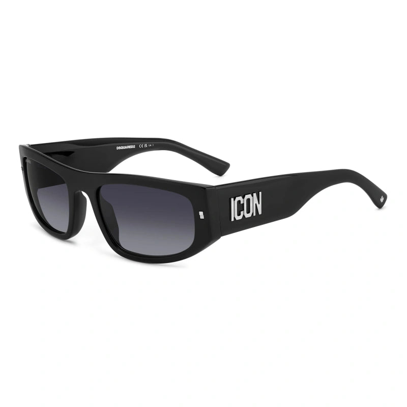 DSQUARED2 - 807 9O NERO | OCCHIALE DA SOLE UOMO - ICON 0016/S CALIBRO 57
