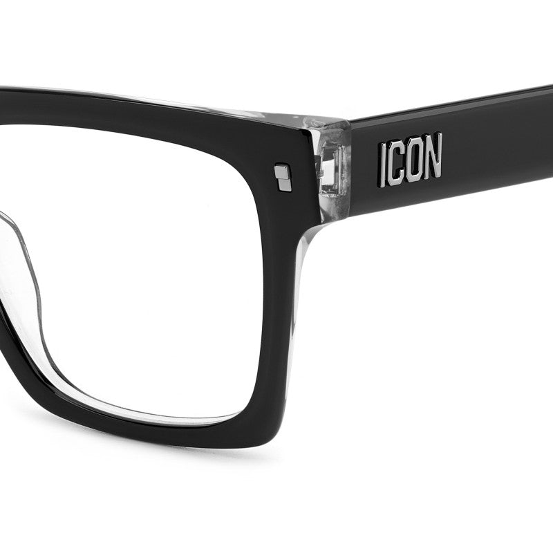 OCCHIALE DA VISTA DONNA | DSQUARED2 ICON 0019 - 7C5 CRISTALLO NERO - CALIBRO 52