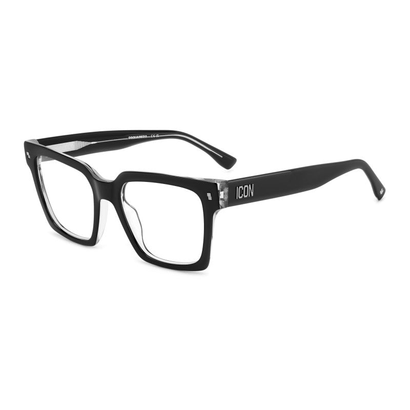 OCCHIALE DA VISTA DONNA | DSQUARED2 ICON 0019 - 7C5 CRISTALLO NERO - CALIBRO 52