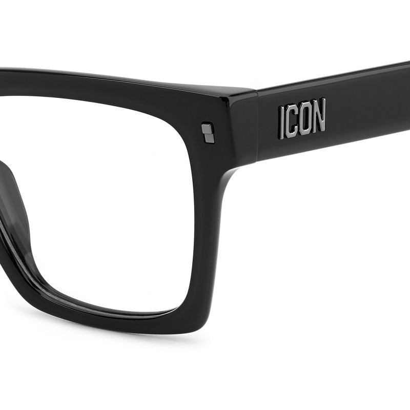 OCCHIALE DA VISTA DONNA | DSQUARED2 ICON 0019 - 807 NERO - CALIBRO 52