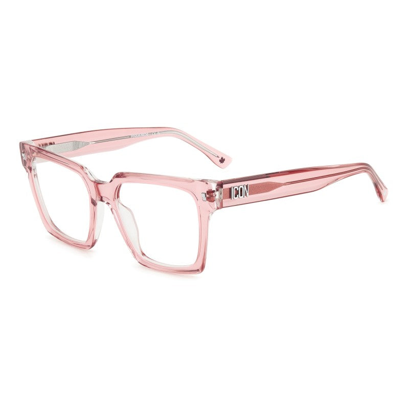 OCCHIALE DA VISTA DONNA | DSQUARED2 ICON 0019 - 8XO CRISTALLO ROSA - CALIBRO 52
