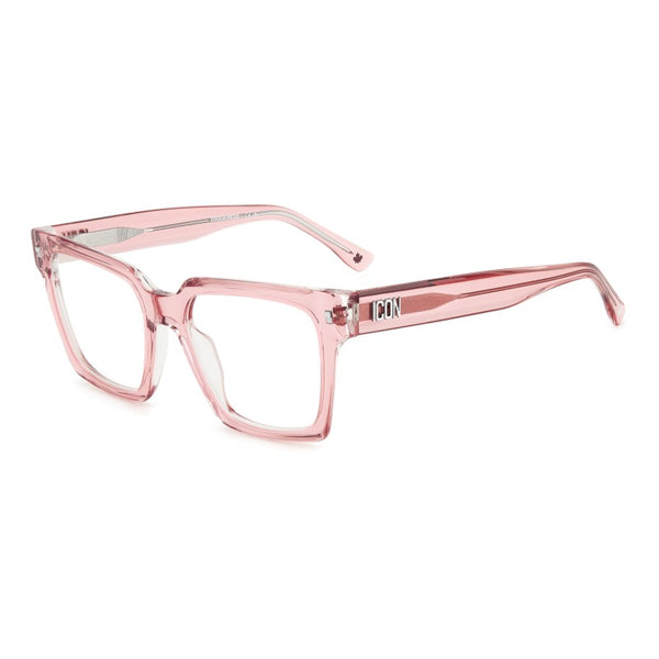 OCCHIALE DA VISTA DONNA | DSQUARED2 ICON 0019 - 8XO CRISTALLO ROSA - CALIBRO 52