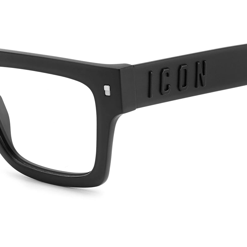 DSQUARED2 - 003 NERO OPACO | OCCHIALE DA VISTA UOMO - ICON 0023 CALIBRO UNICO