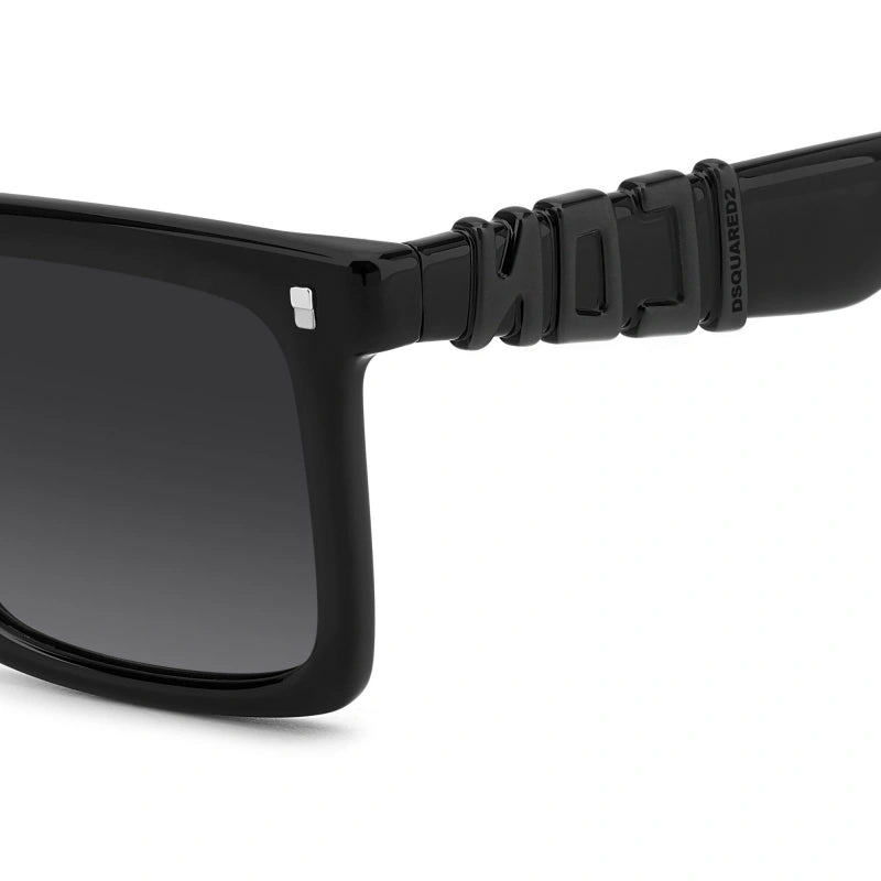 DSQUARED2 - 807/9O NERO | OCCHIALE DA SOLE UOMO - ICON 0025/S CALIBRO 53