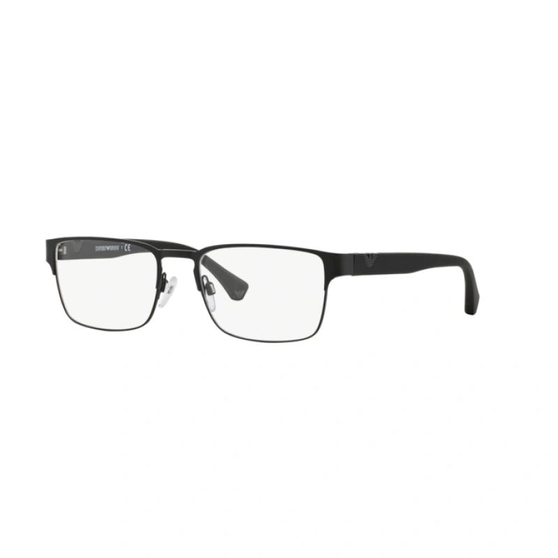 EMPORIO ARMANI - 3001 NERO OPACO | OCCHIALE DA VISTA UOMO - EA 1027 CALIBRO 55