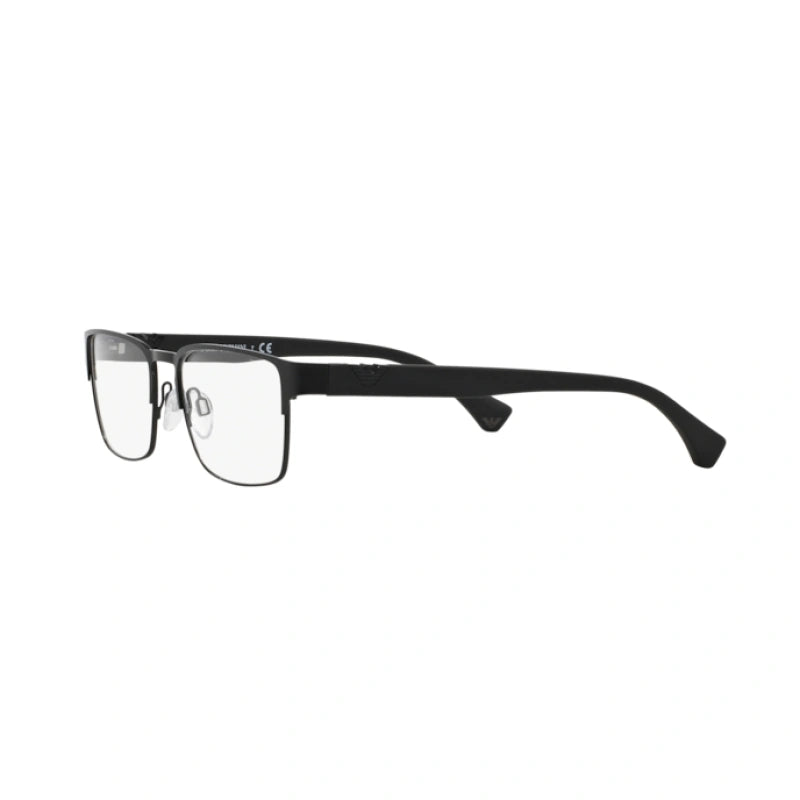 EMPORIO ARMANI - 3001 NERO OPACO | OCCHIALE DA VISTA UOMO - EA 1027 CALIBRO 55