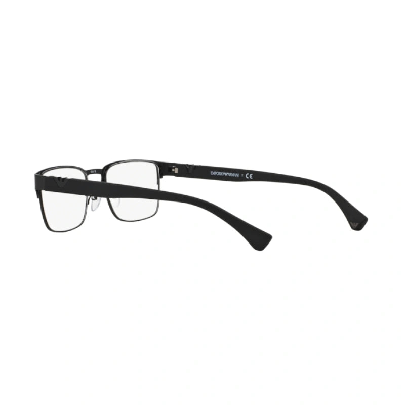 EMPORIO ARMANI - 3001 NERO OPACO | OCCHIALE DA VISTA UOMO - EA 1027 CALIBRO 55
