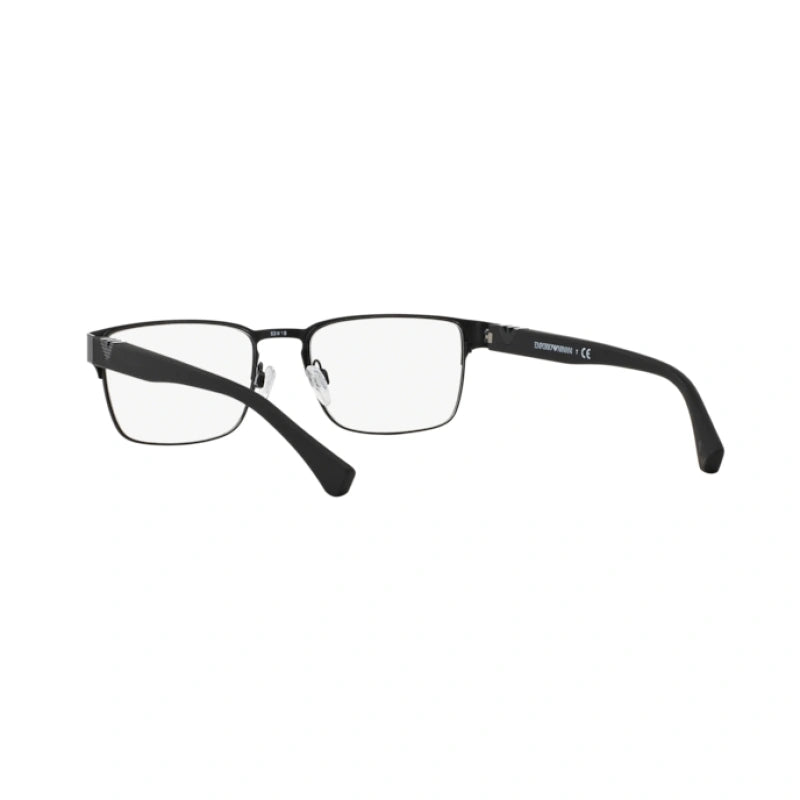 EMPORIO ARMANI - 3001 NERO OPACO | OCCHIALE DA VISTA UOMO - EA 1027 CALIBRO 55