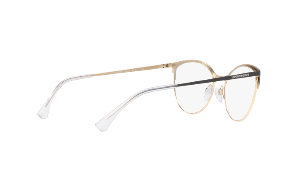 OCCHIALE DA VISTA DONNA | EMPORIO ARMANI EA 1087 - 3014 NERO / ORO PALLIDO - CALIBRO 54