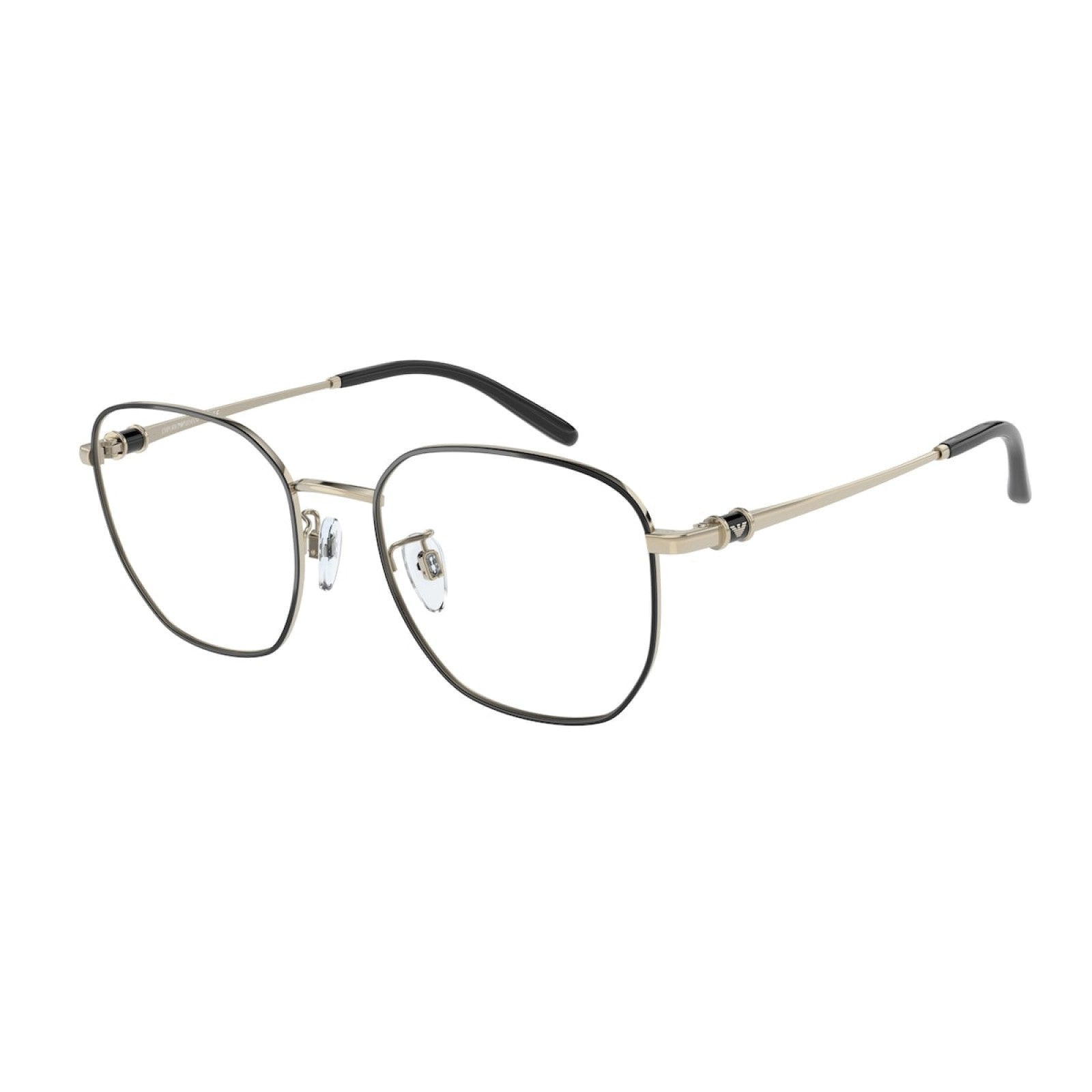 OCCHIALE DA VISTA DONNA | EMPORIO ARMANI EA 1134D - 3082 ORO PALLIDO LUCIDO/NERO - CALIBRO 53