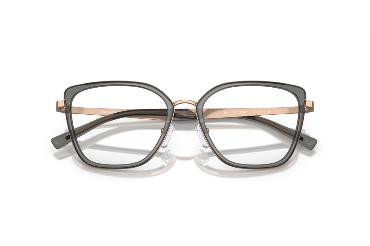 OCCHIALE DA VISTA DONNA | EMPORIO ARMANI EA 1152 - 3361 ORO ROSA LUCIDO - CALIBRO 52