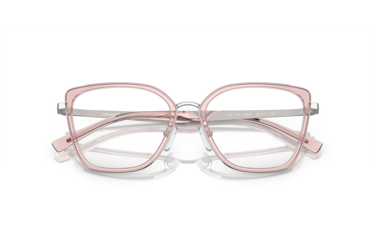 OCCHIALE DA VISTA DONNA | EMPORIO ARMANI EA 1152 - 3364 ARGENTO LUCIDO - CALIBRO 52