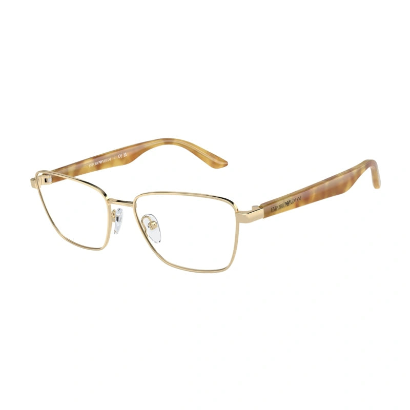 EMPORIO ARMANI - 3013 ORO PALLIDO LUCIDO | OCCHIALE DA VISTA DONNA - EA 1156 CALIBRO 52