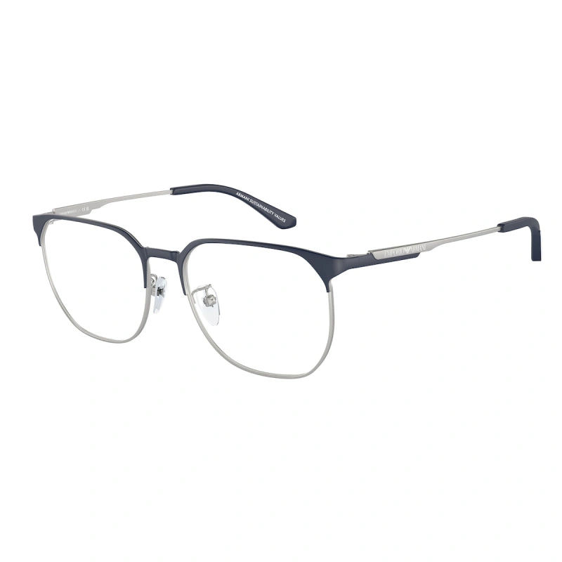 EMPORIO ARMANI - 3018 BLU OPACO/ARGENTO | OCCHIALE DA VISTA UOMO - EA 1158D CALIBRO 54