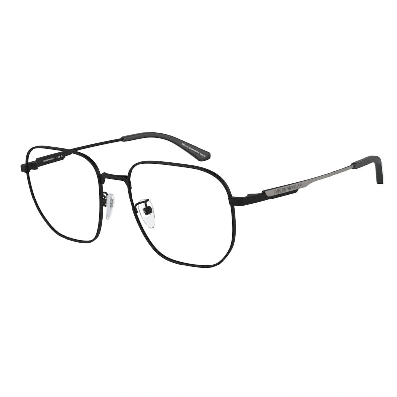 EMPORIO ARMANI - 3001 NERO OPACO | OCCHIALE DA VISTA UOMO - EA 1159D CALIBRO 54