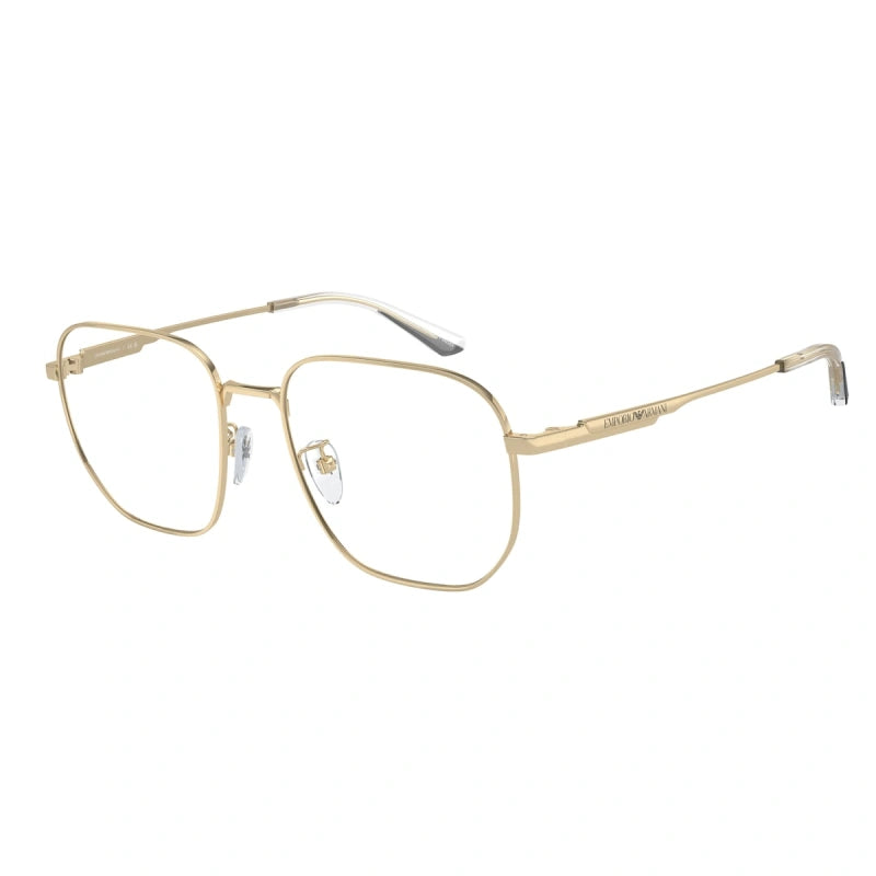 EMPORIO ARMANI - 3013 ORO PALLIDO LUCIDO | OCCHIALE DA VISTA UOMO - EA 1159D CALIBRO 54