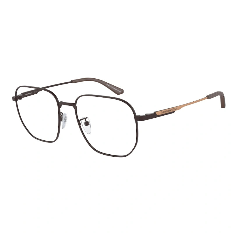 EMPORIO ARMANI - 3201 MARRONE OPACO | OCCHIALE DA VISTA UOMO - EA 1159D CALIBRO 54