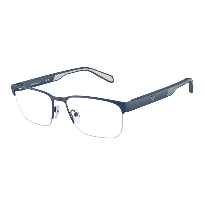 EMPORIO ARMANI - 3050 BLU OPACO | OCCHIALE DA VISTA UOMO - EA 1162 CALIBRO 54