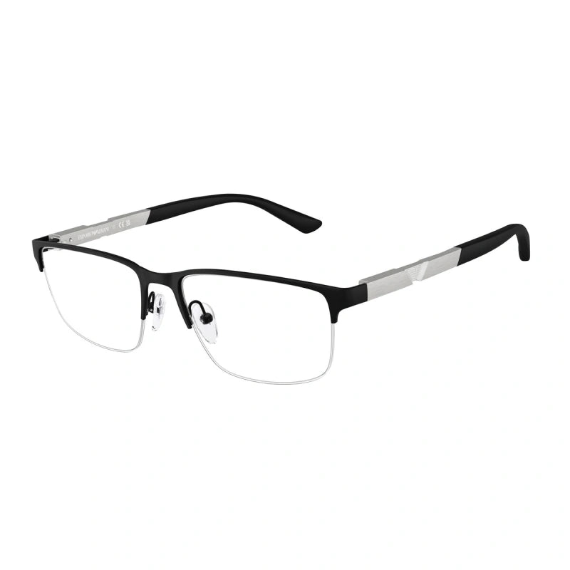 EMPORIO ARMANI - 3001 NERO OPACO | OCCHIALE DA VISTA UOMO - EA 1164 CALIBRO 56