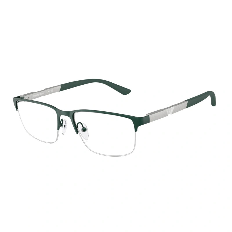 EMPORIO ARMANI - 3017 VERDE OPACO | OCCHIALE DA VISTA UOMO - EA 1164 CALIBRO 54