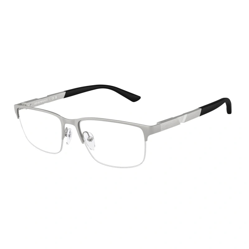 EMPORIO ARMANI - 3045 ARGENTO OPACO | OCCHIALE DA VISTA UOMO - EA 1164 CALIBRO 54