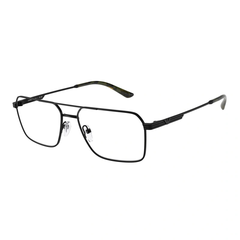 EMPORIO ARMANI - 3001 NERO OPACO | OCCHIALE DA VISTA UOMO - EA 1166 CALIBRO 55