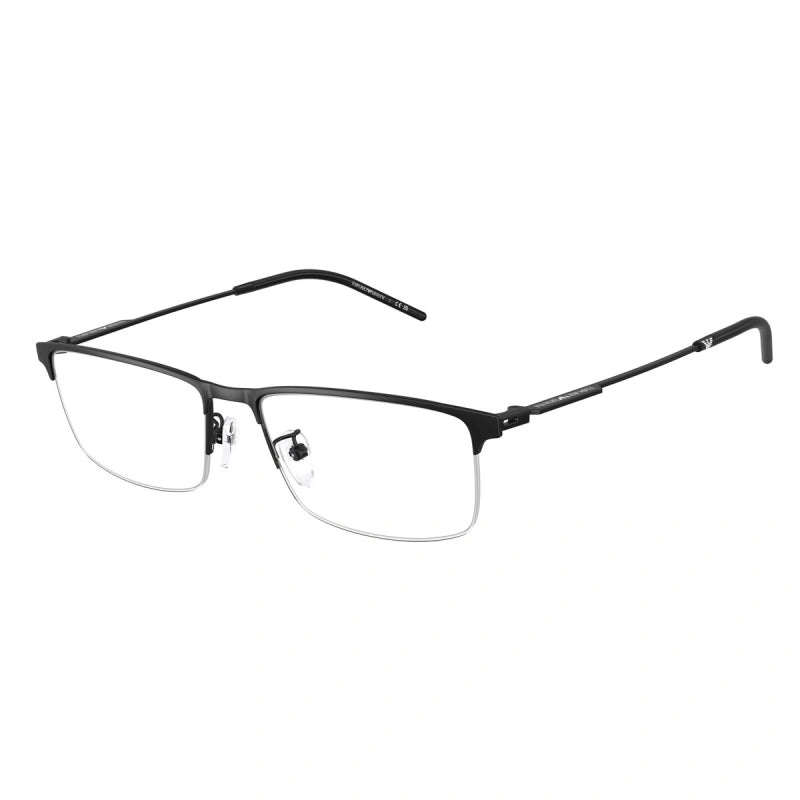 EMPORIO ARMANI - 3001 NERO OPACO | OCCHIALE DA VISTA UOMO - EA 1168D CALIBRO 56