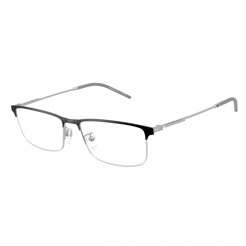 EMPORIO ARMANI - 3061 NERO OPACO/ARGENTO | OCCHIALE DA VISTA UOMO - EA 1168D CALIBRO 56