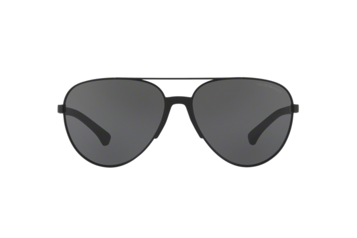 OCCHIALE DA SOLE UOMO | EMPORIO ARMANI  EA 2059 - 320387 NERO OPACO - CALIBRO 61