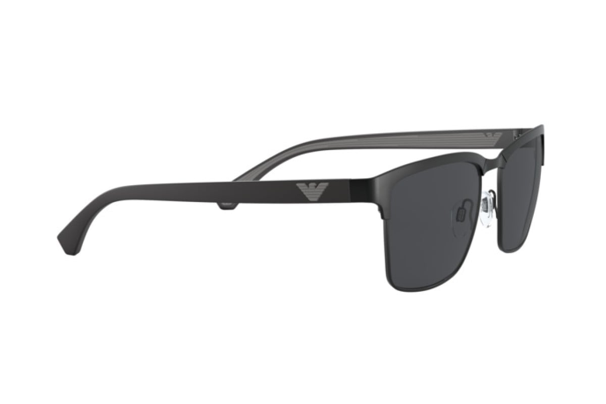 OCCHIALE DA SOLE UOMO | EMPORIO ARMANI  EA 2087 - 301487 NERO OPACO - CALIBRO 56