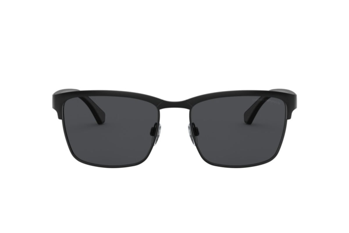 OCCHIALE DA SOLE UOMO | EMPORIO ARMANI  EA 2087 - 301487 NERO OPACO - CALIBRO 56