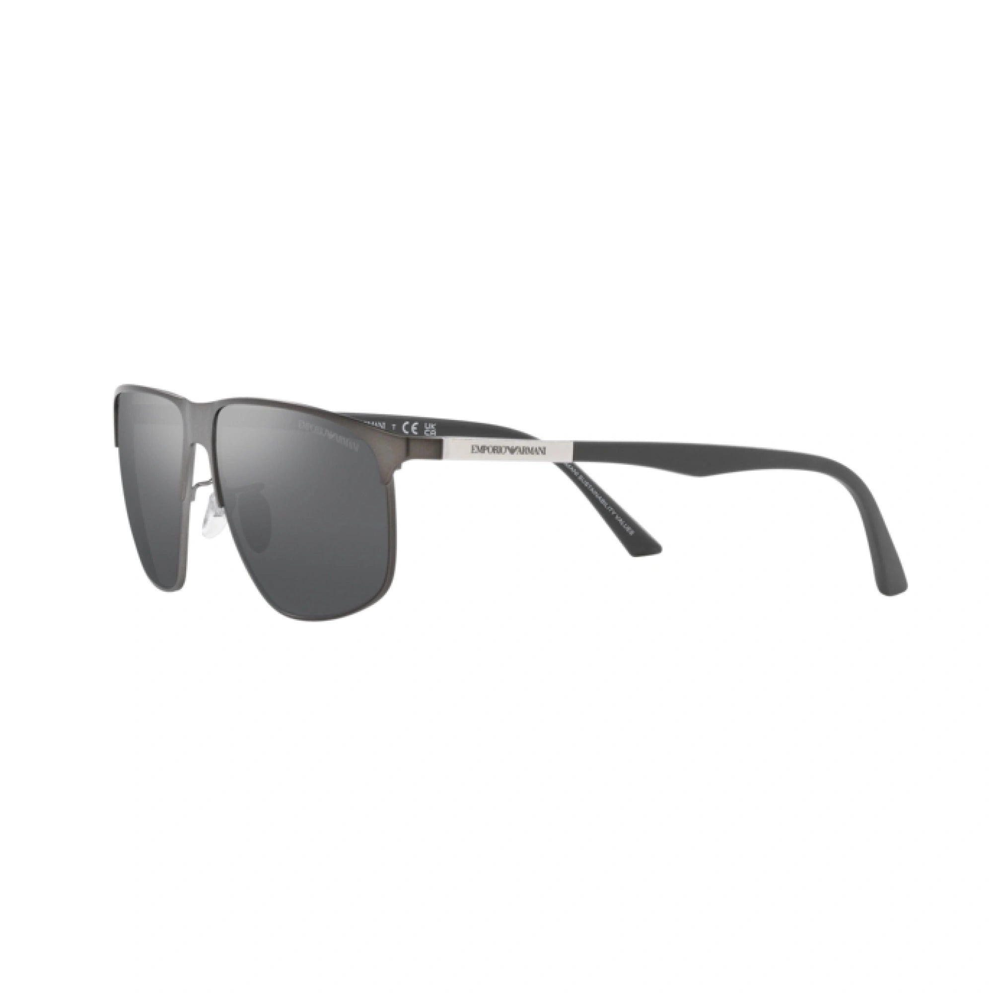 EMPORIO ARMANI EA 2094 - 30036G CANNA DI FUCILE OPACO | OCCHIALE DA SOLE UOMO | CALIBRO 60