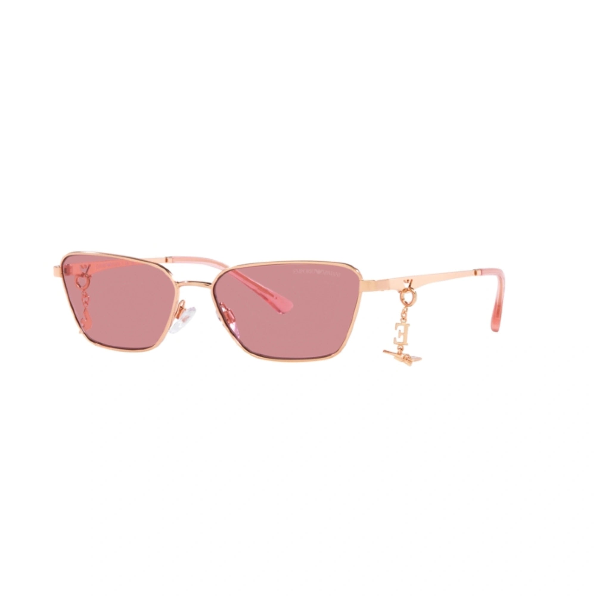 EMPORIO ARMANI EA 2141 - 301184 ORO ROSA LUCIDO | OCCHIALE DA SOLE DONNA | CALIBRO 56