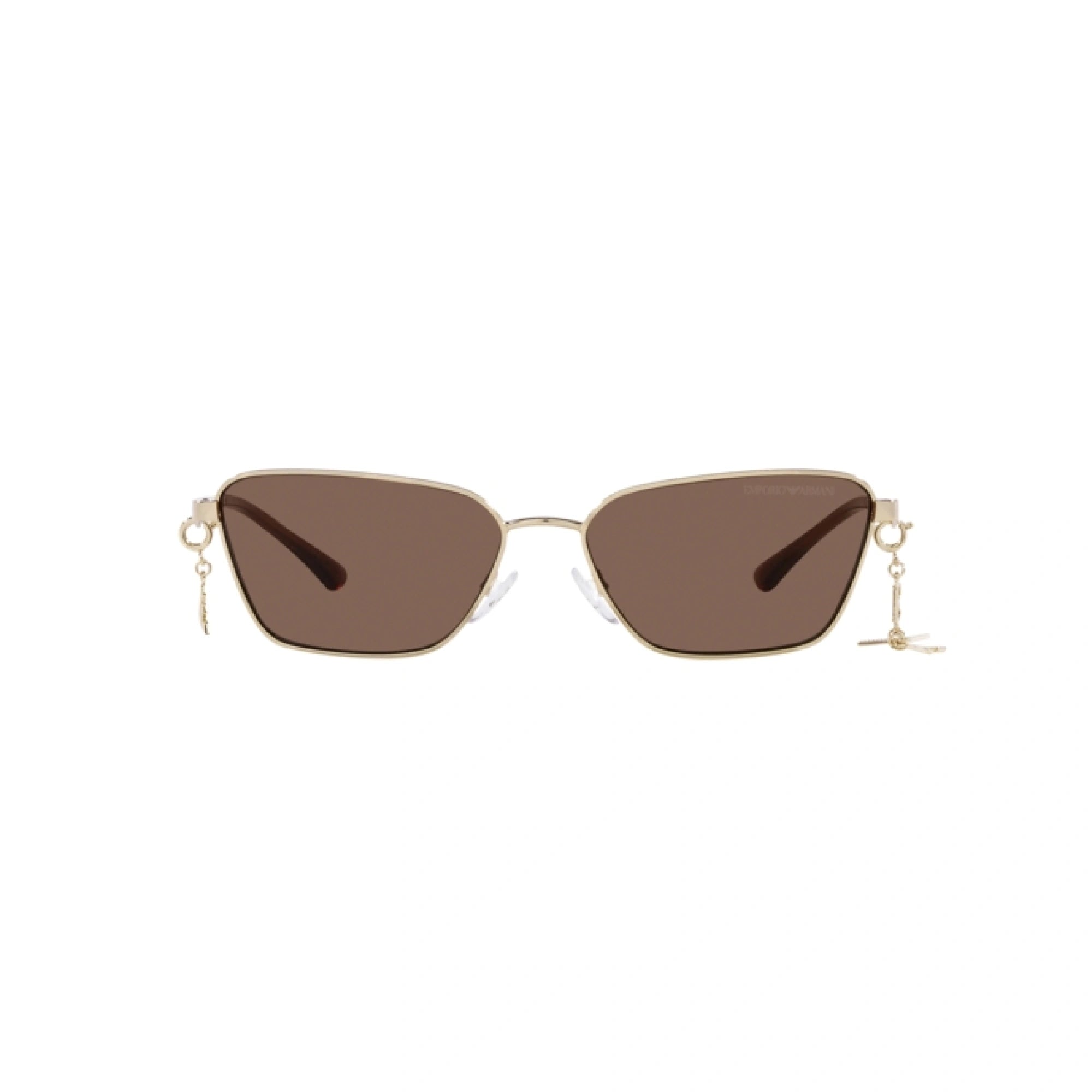 EMPORIO ARMANI EA 2141 - 301373 ORO PALLIDO LUCIDO | OCCHIALE DA SOLE DONNA | CALIBRO 56